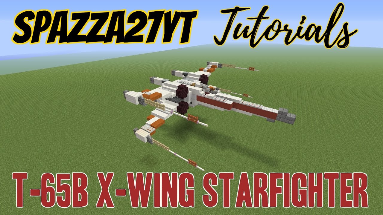 X-Wing Minecraft tutorial - YouTube