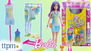 Barbie Color Reveal Tie Dye Fashion Maker from Mattel Review!