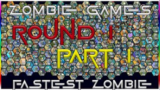 The Zombie Games - Round 1- THE FASTEST ZOMBIE (PART 1) - Plants vs Zombies 2 MOD