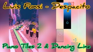 Luis Fonsi - Despacito - PIANO TILES 2 & DANCING LINE! screenshot 4