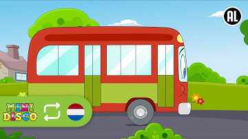 DE WIELEN VAN DE BUS | NON STOP | Kinderliedjes | Liedjes voor Peuters en Kleuters | Minidisco