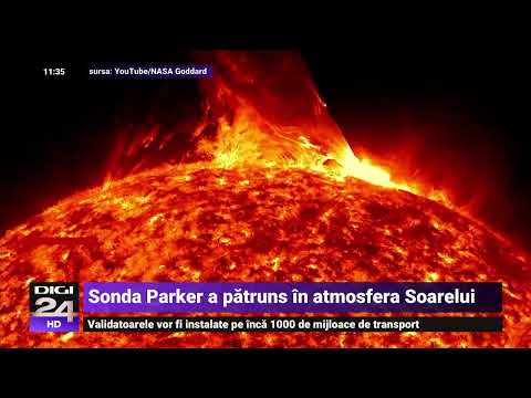 NASA: O navă spaţială a pătruns, în premieră, în atmosfera Soarelui