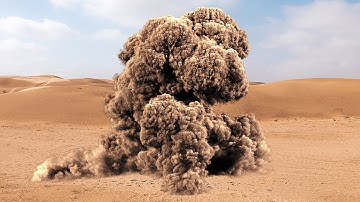 Desert Explosion(HQ) Tutorial - 3dsmax - Phoenix FD - AE #Fxmaniac