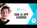 How to optimize a React JS app bundle performance to load under 3s | Code splitting | Lazy loading