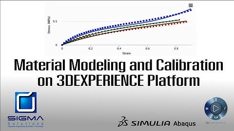 Material Modeling and Calibration on 3DEXPERIENCE Platform