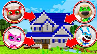 KONUŞAN TOM'UN GİZLİ EVİNİ BULDUM! 😱 Minecraft