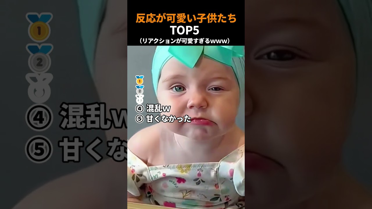 すっぱい！赤ちゃんの可愛い反応TOP5