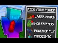 Minecraft Manhunt, But You Can Pick Your Super Power...