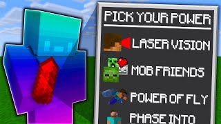 Minecraft Manhunt But You Can Pick Your Super Power