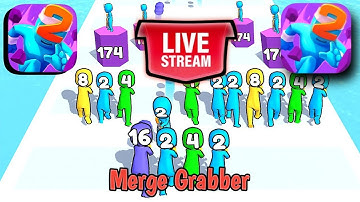 🔥 Merge Grabber LIVE Part 01 ⚡ Insane Battles & Ultimate Strategy #MergeGrabberLive​ #Gaming​ #Live