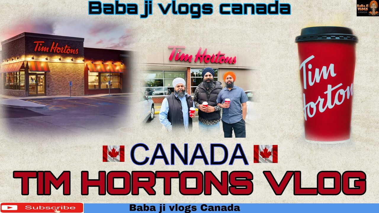 🇨🇦 TIM HORTONS VLOG 🇨🇦 coffee ☕️ vlogs vlog punjabi vlogs daily vlog canada punjab
