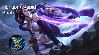 Hanabi Rapid Boots Gameplay Mobile Legends
