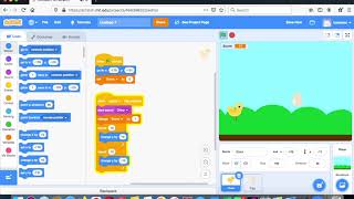 Chick Egg Jumping in Scratch screenshot 2