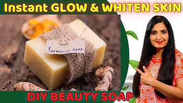 🔥Best Homemade BEAUTY SOAP - Instant GLOW & WHITEN SKIN  / Removes Pigmentation, Dark Spots #Soap