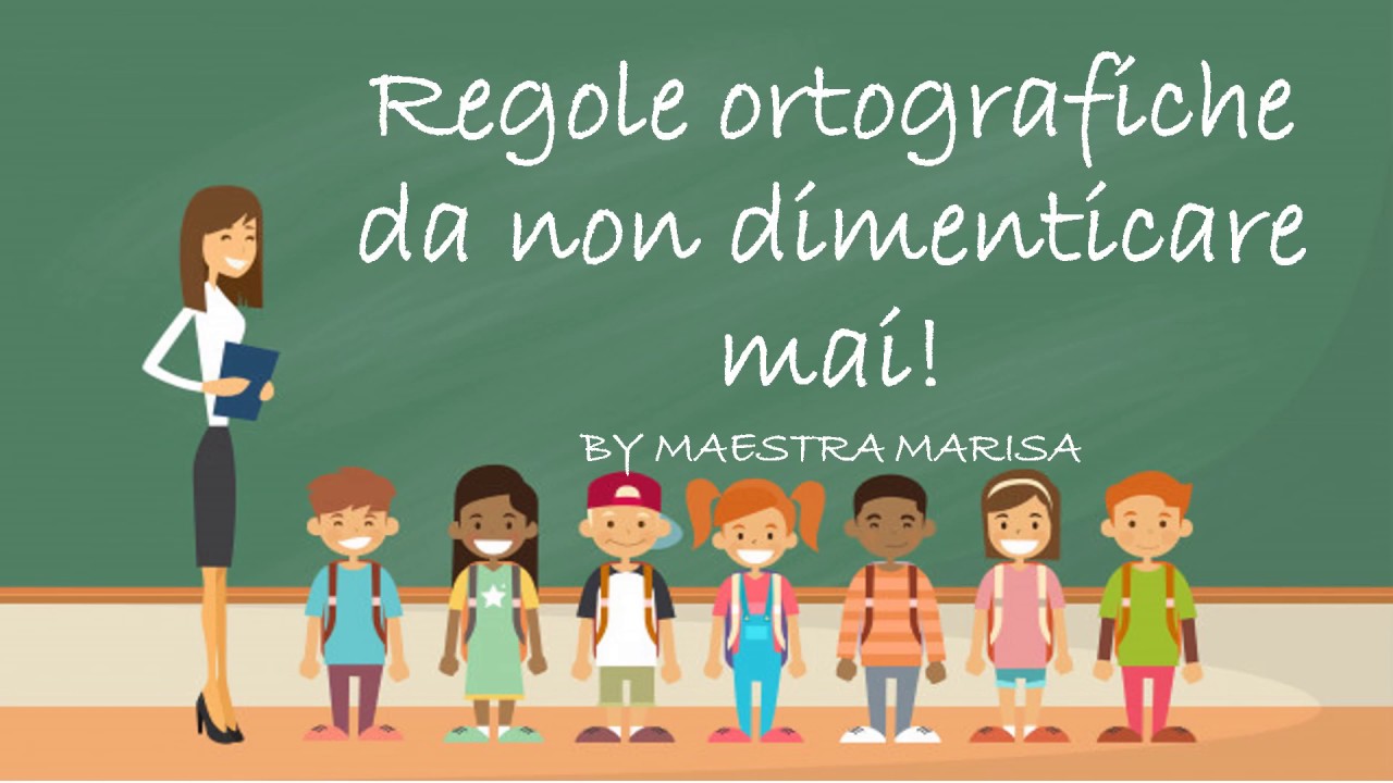 Regole Ortografiche Classe Seconda Primaria Youtube