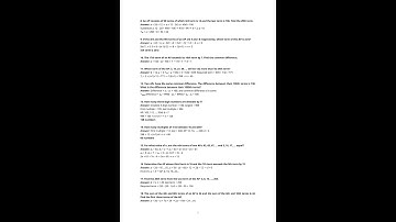 Grade 10 Arithmetic Progression Exercise Solutions | Just Maths