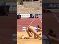 Gravity left the chat! ✈️ Perfect Womens Long Jump #womenslongjump #trackandfield #athletics #sp