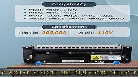 40X8425 40X8420 Fuser Kit for Lexmark 40X7743 Fuser Unit Replace for Lexmark Laser Printers MS810 /