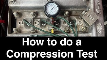 How to perform a Compression Test on your engine