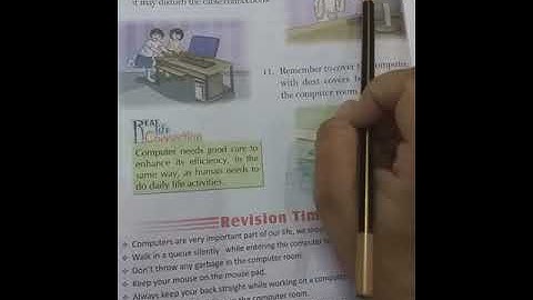 Class-2 Computer Chapter-3(Computer Lab Manners)Topic-Computer Lab Manners Explanation(Part-3)