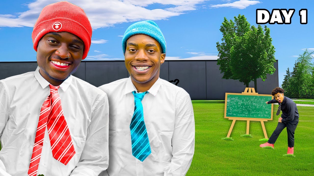 Going Back To School for 24 Hours Challenge | The Blast