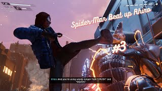 Marvel's Spider-Man Miles Morales  Beat up the Rhino | Marvel spider man game | PC gameplay