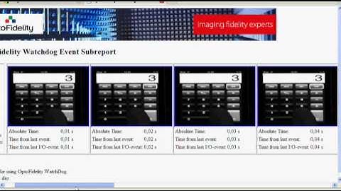 OptoFidelity WatchDog in Software Performance Testing