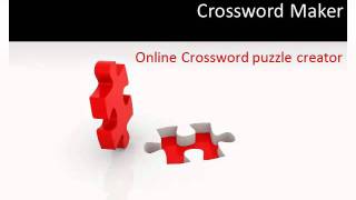 Crossword Maker | Online Crosswords Puzzle Compiler