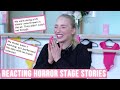 CLAUDIA REACTS TO HORROR BALLET STAGE STORIES!