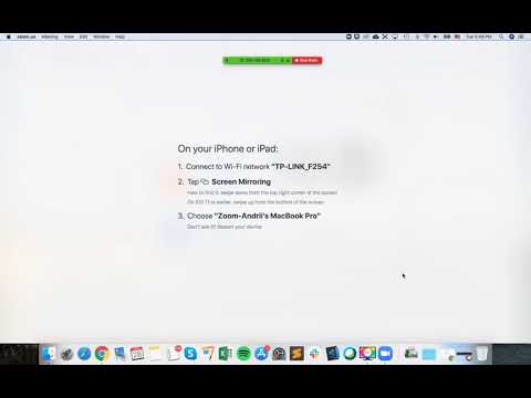 Video How to SHARE iPHONE SCREEN in ZOOM on Mac? - youtube