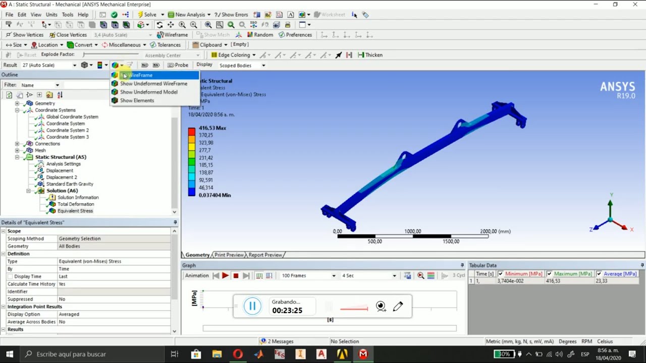 ☑️ Lifting beam - Ansys workbench - YouTube