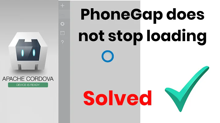 How to fix Phonegap endless loading screen, PhoneGap does not stop loading 2020 | Babar Speeks