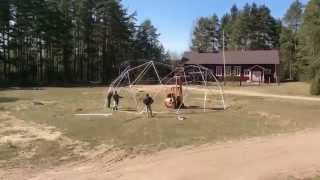 Building of a Geodesic Dome