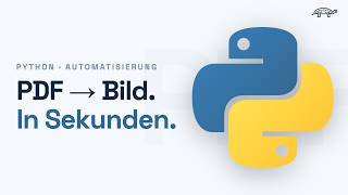 Python: PDF in Bilder umwandeln (Tutorial Deutsch)