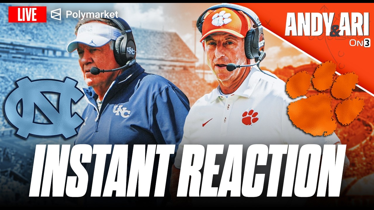 Clemson STORMS BACK to beat North Carolina | Dabo Swinney knocks off Bill Belichick in ACC play
