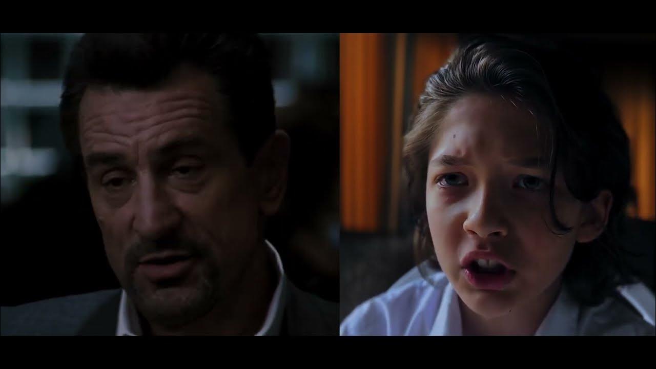 Scene from movie "Heat 1995" Impression of Al Pacino and Robert De Niro