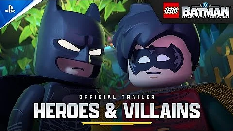 LEGO Batman: Legacy of the Dark Knight - Heroes & Villains Trailer | PS5 Games