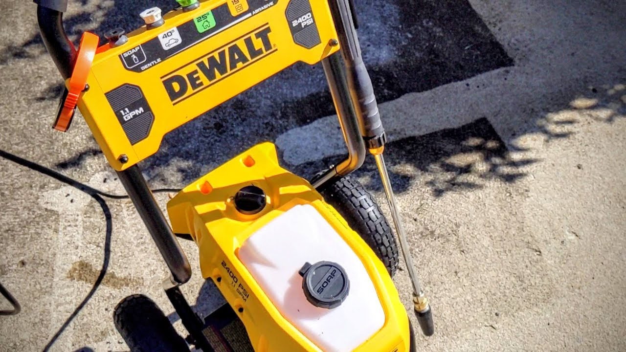 DeWALT 2400 PSI Electric Pressure Washer! Unboxing and Review. 