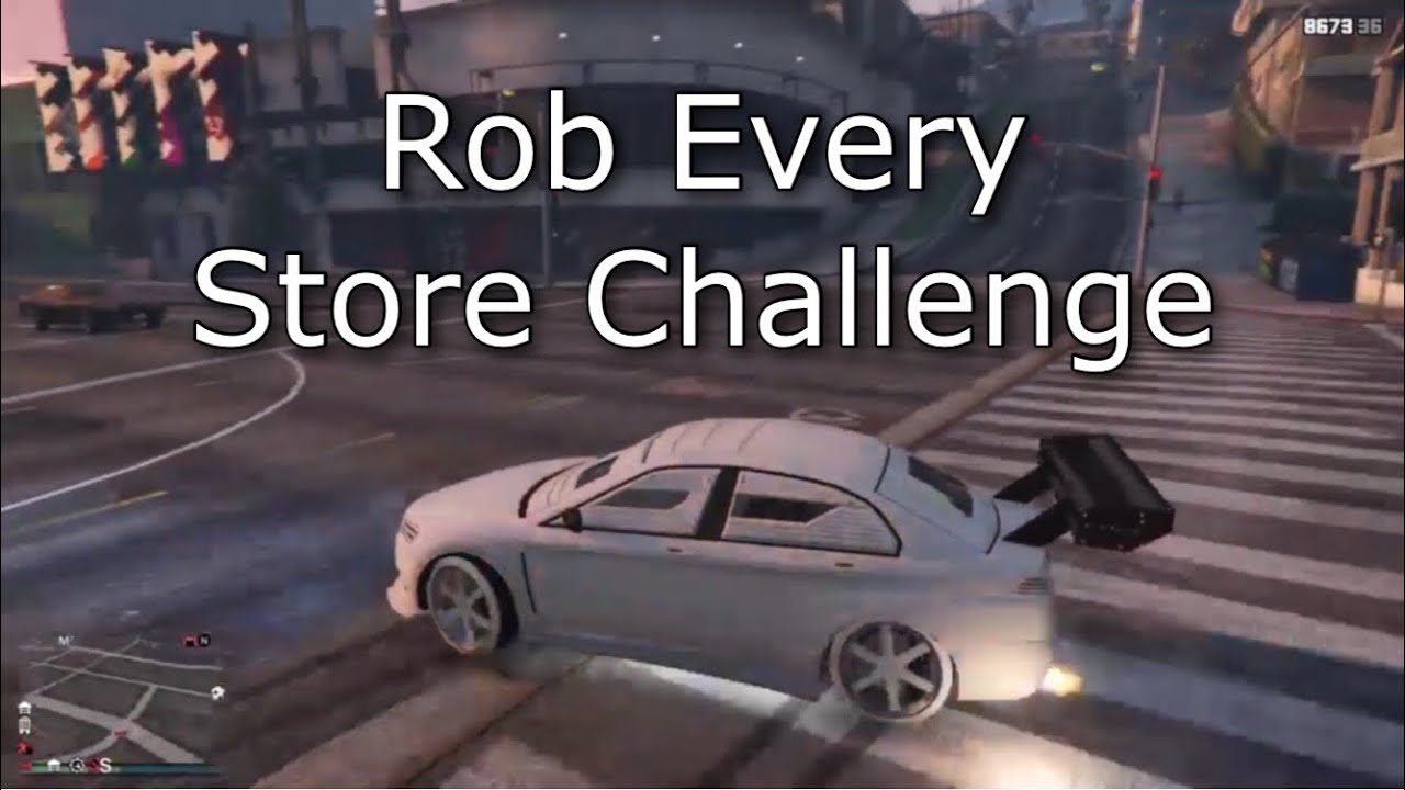 GTA Online Rob Every Store Challenge - YouTube
