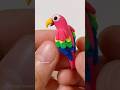 How To Make Polymer Clay Mini Bird 🐦 Making #shorts #polymerclay #airdryclay #superclay #viral #tcc