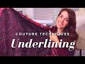 Ep. 3: Underlining the Fashion Fabric - DIY Couture Cocktail Dress