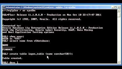 Oracle DBA Justin - How to create a trigger which fires when a user logs on to an Oracle database