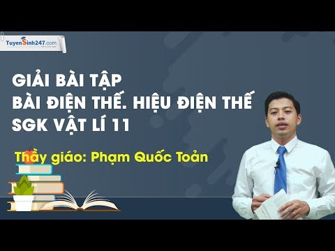 Video Giải bài tập bài Điện thế - Hiệu điện thế - Vật Lý 11... - youtube