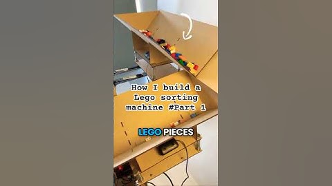 How I build a Lego sorting machine #part1 #lego #engineering #robotics #diy