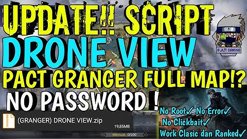 UPDATE!! DRONE VIEW PACT GRANGER FULL MAP!!? -MOBILE LEGENDS GRATIS