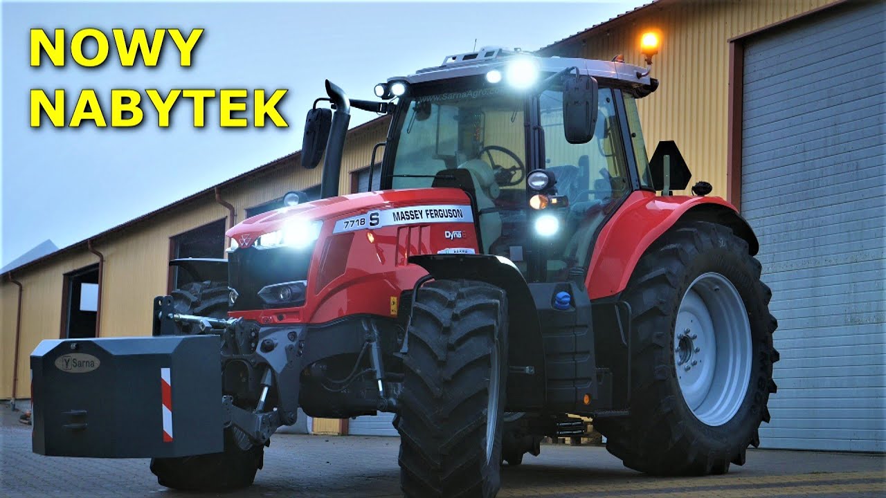 Massey Ferguson 7718S oraz 5710 Dyna4 - Rolnik Znalazł Ciągnik / VLOG z Przekazania Maszyn