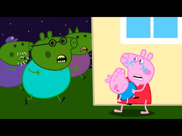 Zombie Apocalypse, Zombies Appear At The Laboratory🧟‍♀️ | Peppa Pig Funny Animation class=