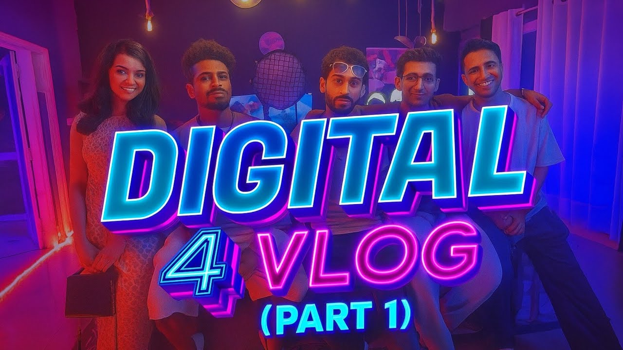 Digital 4 Vlog (Part 1) | Tamasha Stars REUNITE for the First Time! | Muslim Abbas