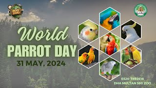 World Parrot Day || Parrot day celebration at 360 Zoo Dha Multan || lets explore the parrot species