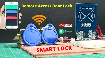 Esp8266 Based Door Lock System | ESP8266 And RFID based Remote Access Door Lock | Smart Lock